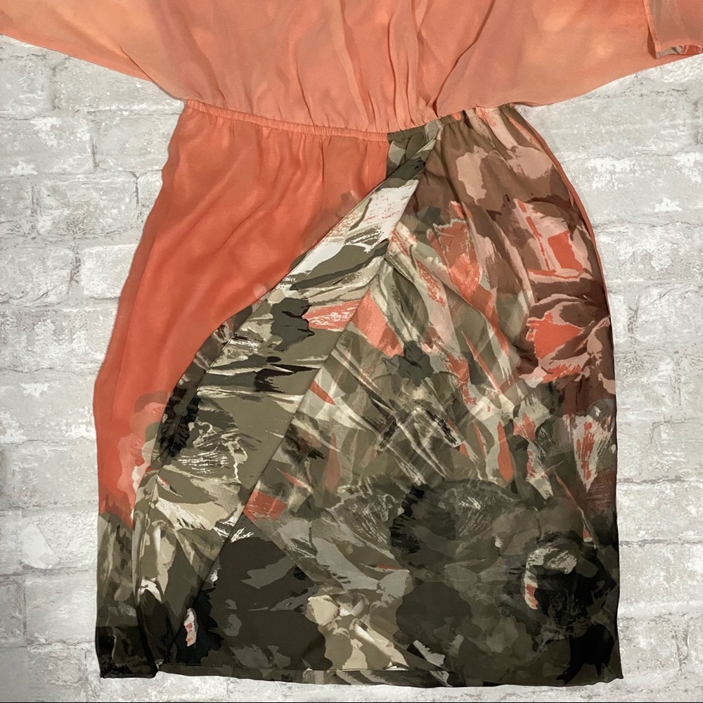 NWT Le Chateau Floral Ombre Mini Dress - Picture 15 of 17